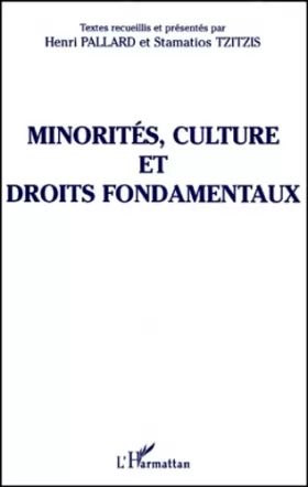 Couverture du produit · Minorités, culture et droits fondamentaux
