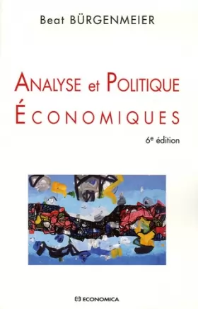 Couverture du produit · Analyse et Politique économiques