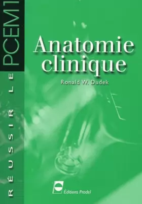 Couverture du produit · Anatomie clinique
