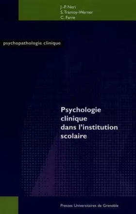 Couverture du produit · Psychologie dans l'institution scolaire