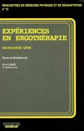 Couverture du produit · EXPERIENCES EN ERGOTHERAPIE 2006