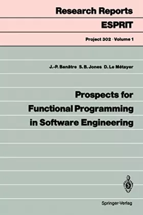 Couverture du produit · Prospects for Functional Programming in Software Engineering