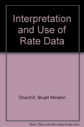 Couverture du produit · Interpretation and Use of Rate Data