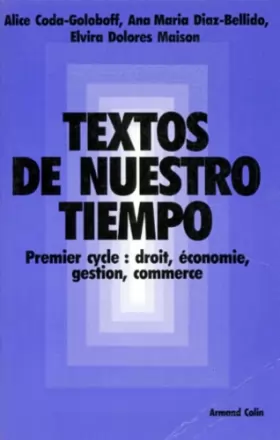 Couverture du produit · TEXTOS DE NUESTRO TIEMPO