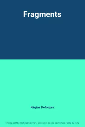 Couverture du produit · Fragments