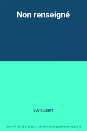 Couverture du produit · Non renseigné