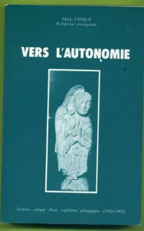 Couverture du produit · Vers l'autonomie