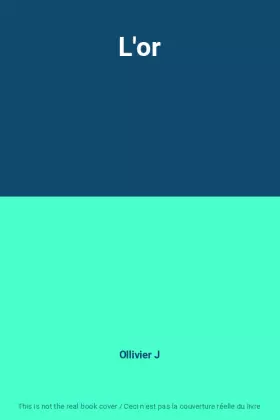 Couverture du produit · L'or