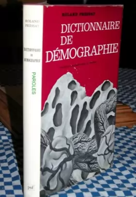 Couverture du produit · Dictionnaire de démographie