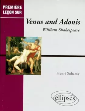 Couverture du produit · Venus and Adonis, de W. Shakespeare
