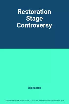 Couverture du produit · Restoration Stage Controversy