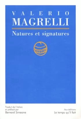 Couverture du produit · Natures et signatures