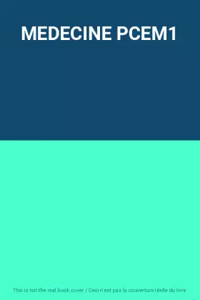 Couverture du produit · MEDECINE PCEM1