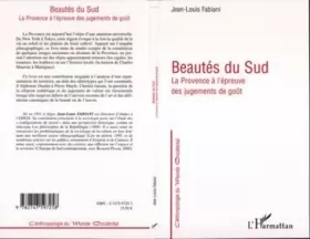 Couverture du produit · Beautés du Sud : la Provence à l'épreuve des jugement de goût