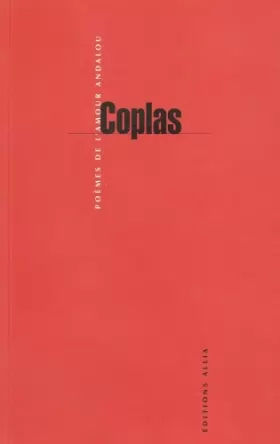 Couverture du produit · Coplas, poemes de l'amour andalou
