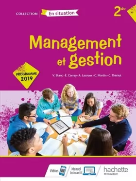 Couverture du produit · Management et gestion Option 2de - Livre élève - Éd. 2019
