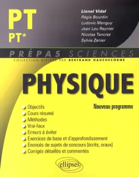 Couverture du produit · Physique PT/PT* Programme 2014