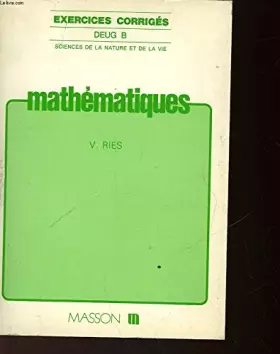 Couverture du produit · Mathematiques deug b (exercices corriges)
