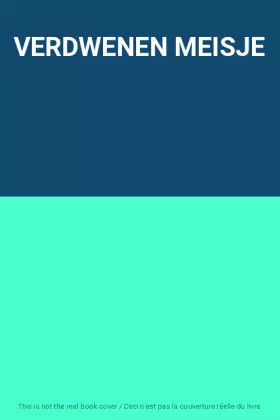 Couverture du produit · VERDWENEN MEISJE