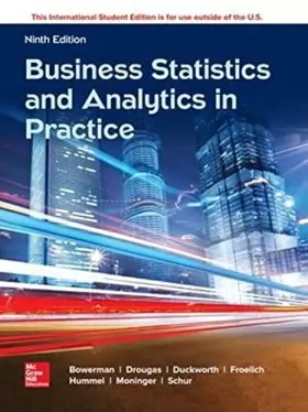 Couverture du produit · ISE Business Statistics and Analytics in Practice