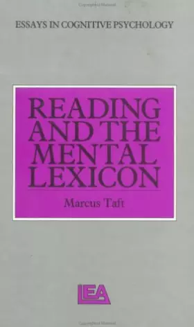 Couverture du produit · Reading and the Mental Lexicon