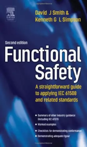 Couverture du produit · Functional Safety: A Straightforward Guide to Applying IEC 61508 and Related Standards