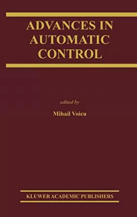 Couverture du produit · Advances in Automatic Control