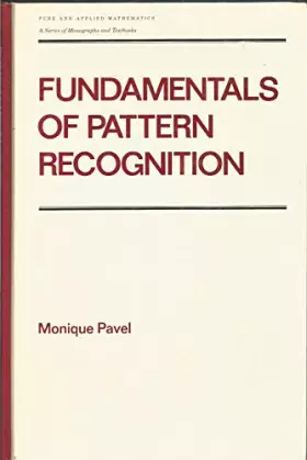 Couverture du produit · Fundamentals of Pattern Recognition: Pure and Applied Mathematics, Vol 124