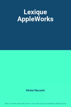 Couverture du produit · Lexique AppleWorks