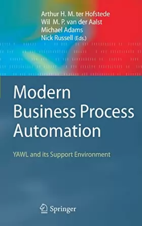 Couverture du produit · Modern Business Process Automation: YAWL and Its Support Environment