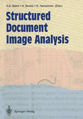 Couverture du produit · Structured Document Image Analysis