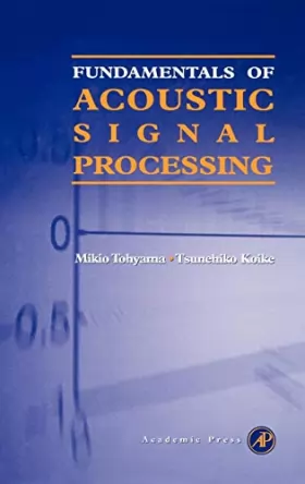 Couverture du produit · Fundamentals of Acoustic Signal Processing