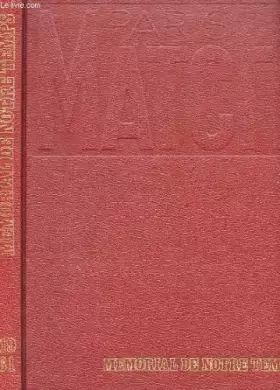 Couverture du produit · Memorial de notre temps 1961