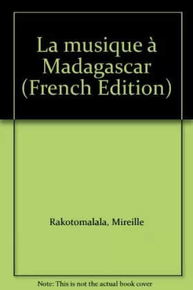 Couverture du produit · La musique à Madagascar