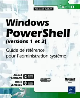 Couverture du produit · Windows PowerShell (versions 1 et 2) - Guide de référence pour l'administration système