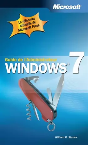 Couverture du produit · Guide de l'administrateur Windows 7