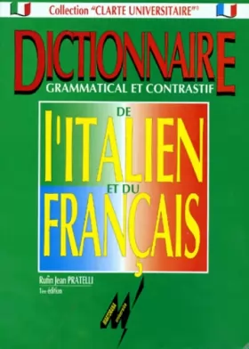 Couverture du produit · Dictionnaire grammatical et contrastif de l'italien et du français