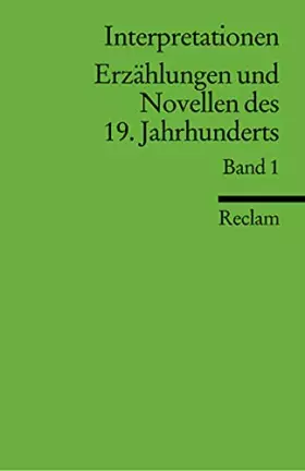 Couverture du produit · Erzahlungen Und Novellen DES 19. Jahrhunderts