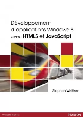 Couverture du produit · Developpement d'applications Windows 8 avec HTML et Javascript