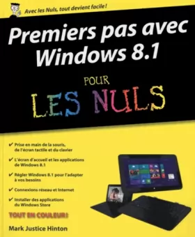 Couverture du produit · Premiers pas avec Windows 8.1 pour les Nuls