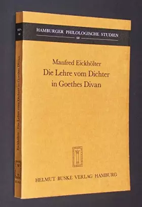 Couverture du produit · Die Lehre vom Dichter in Goethes Divan (Hamburger