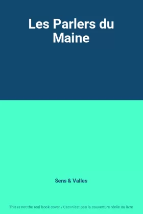 Couverture du produit · Les Parlers du Maine