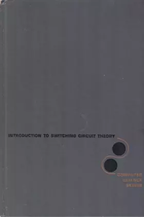 Couverture du produit · Introduction to Switching Circuit Theory