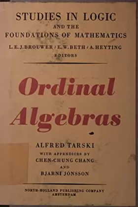 Couverture du produit · Ordinal Algebras