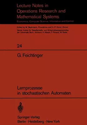 Couverture du produit · Lernprozesse in stochastischen Automaten (Lecture Notes in Economics and Mathematical Systems, 24) (German Edition)