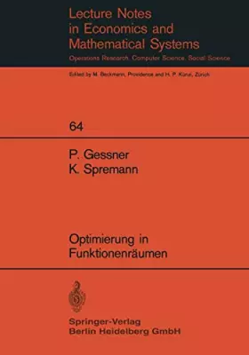 Couverture du produit · Optimierung in Funktionenräumen