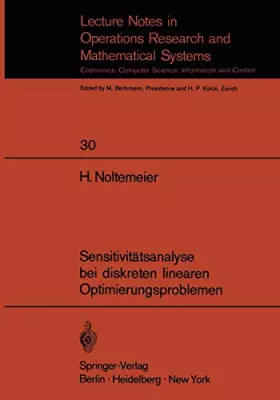 Couverture du produit · Sensitivitätsanalyse Bei Diskreten Linearen Optimierungsproblemen