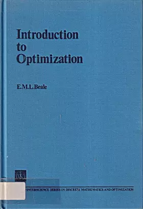 Couverture du produit · Introduction to Optimization