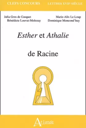 Couverture du produit · Esther et Athalie de Racine