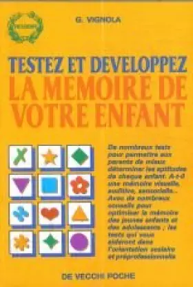 Couverture du produit · Testez et développez la mémoire de votre enfant